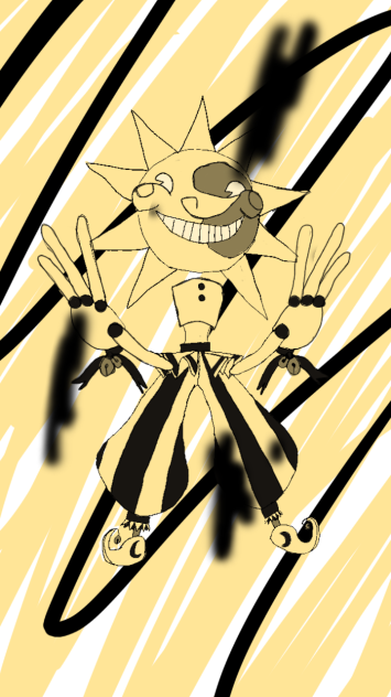 if fnaf Sundrop was in the batim world