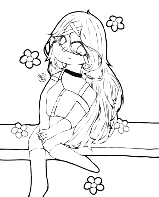 Blooming 🌺 Lineart