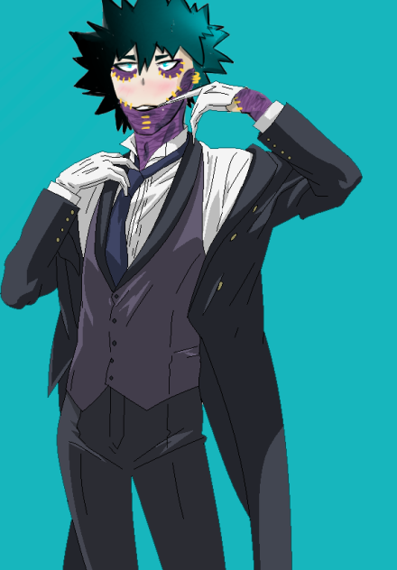Dabi in a suit