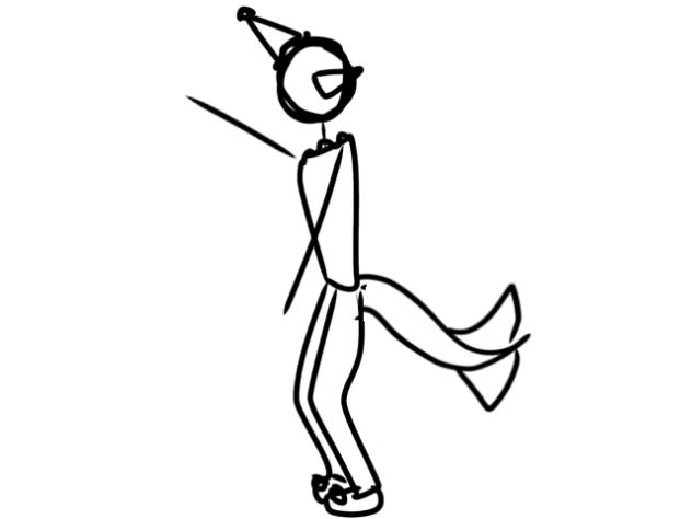 Goofy shark demon dancin’