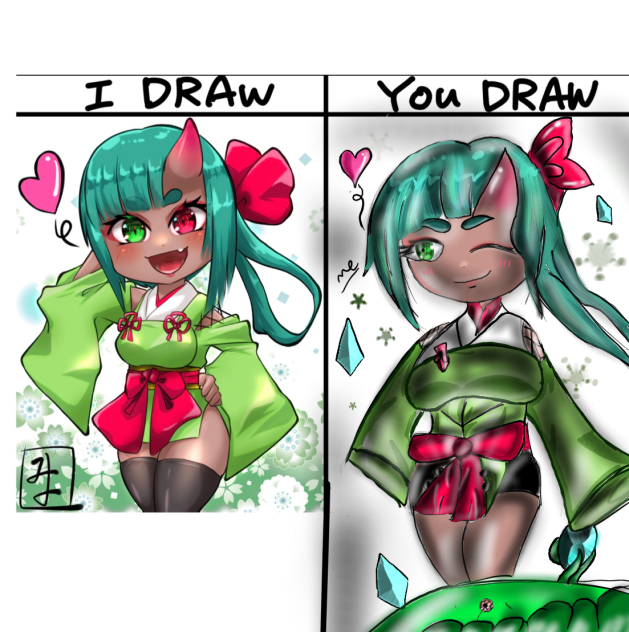 I draw you draw with miyo
