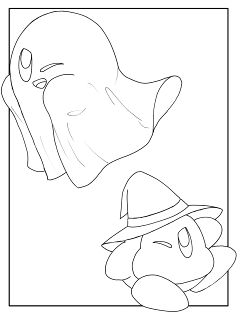 ハロウィン‼︎  線画