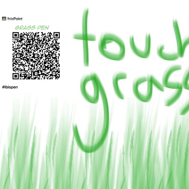 grass pen - ibisPaint