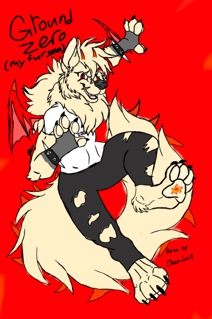 Ground Zero (my fursona)