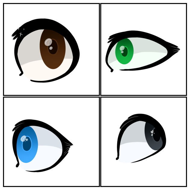 虹彩 イラスト 目 虹彩 イラスト