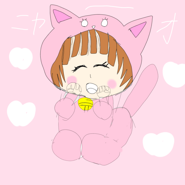 ◇◆◇ピンクの猫◇◆◇ かわいいピンクの猫???????壁紙 - PHONEKYから携帯端末に