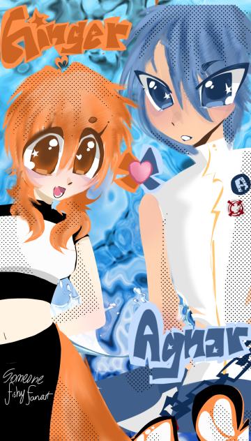 Someone Fishy fanart!! (ginger and agnar