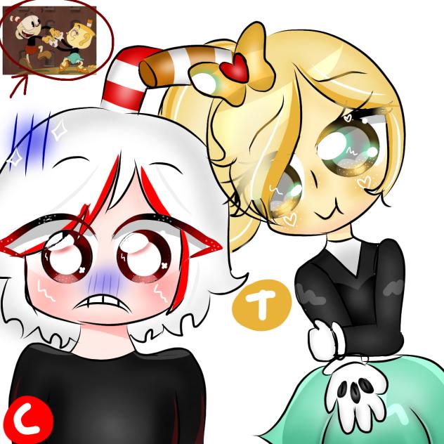 chance Gigi cuphead and toodle❤X 🧡