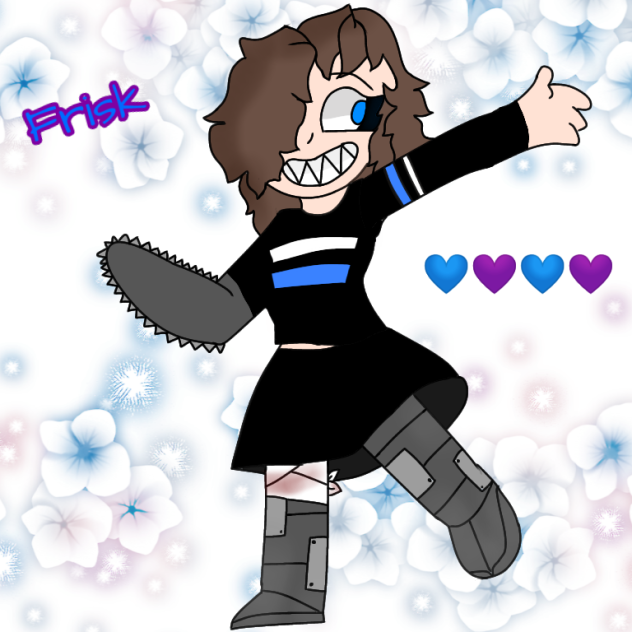 Frisk💙💜 (No Not Frisk from Undertale)