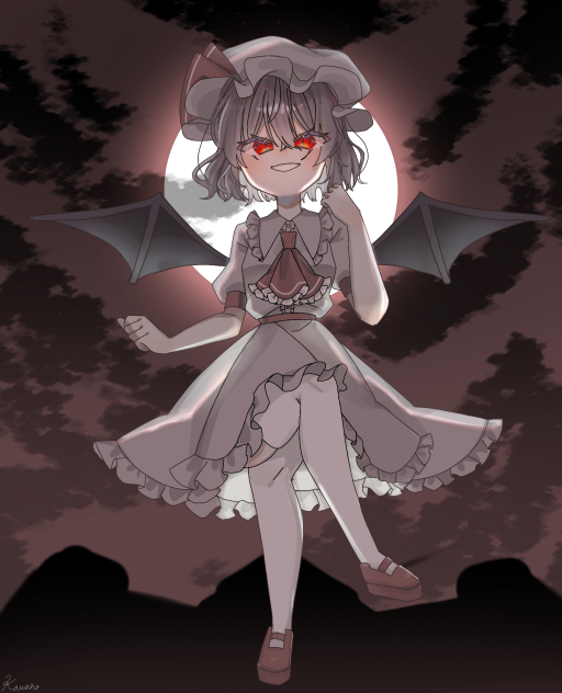 紅い月の夜