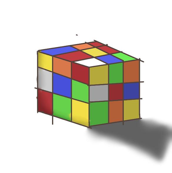 wonky rubix cube