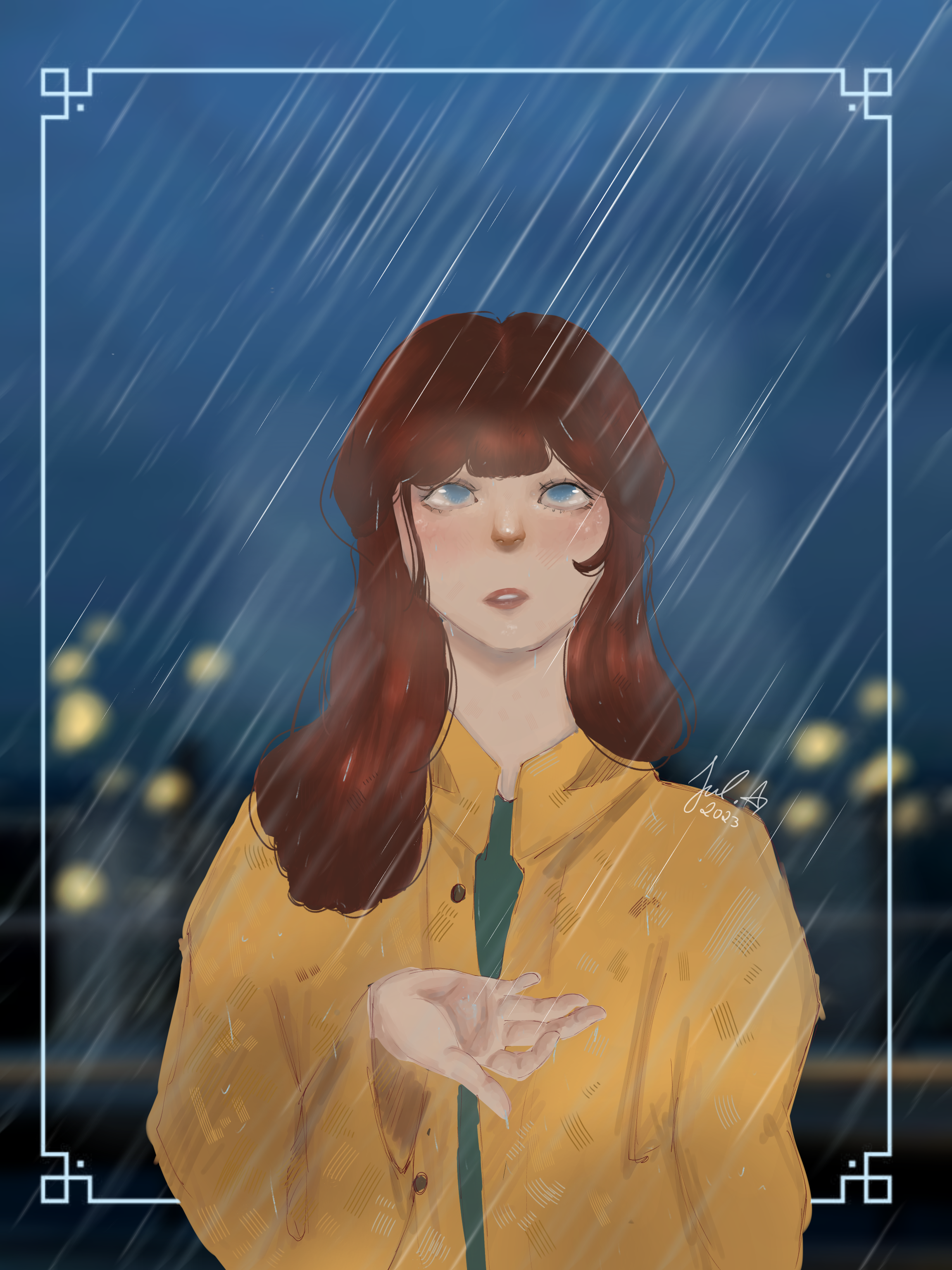 the rain - ibisPaint