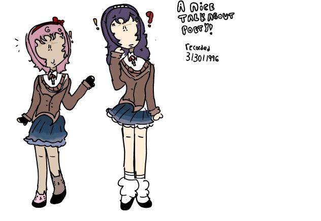 Yuri and sayori chat time