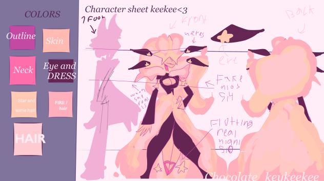 Keekee character sheet
