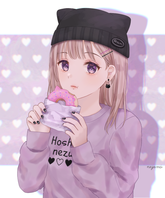 猫ドーナツ🐈‍⬛💕