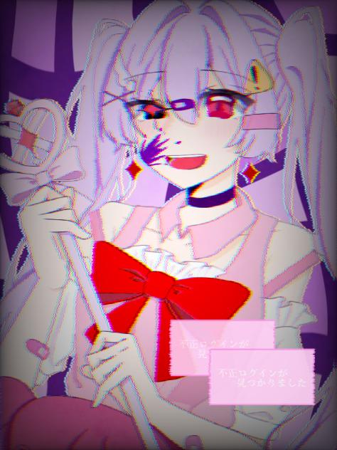 しあ様の線画を塗らせていただきました！