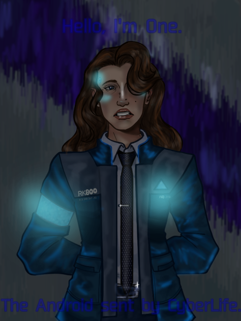 DETROIT BECOME HUMAN OC BABYYYY