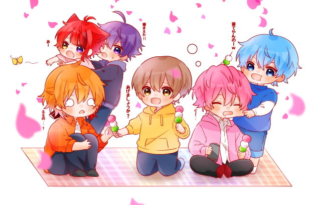 すとぷりのみんなでお花見