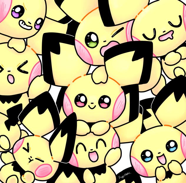 ふるいピチュー ピチューがいっぱい！ - ibisPaint