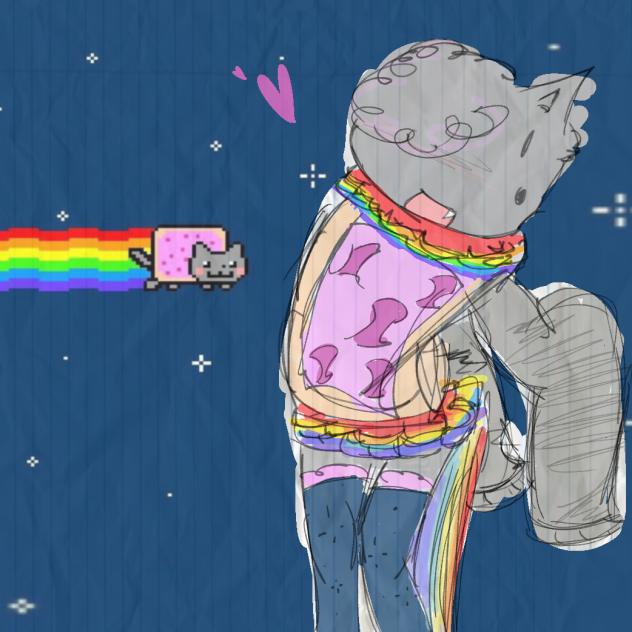 nyan cat (fiddlebops yet agin)