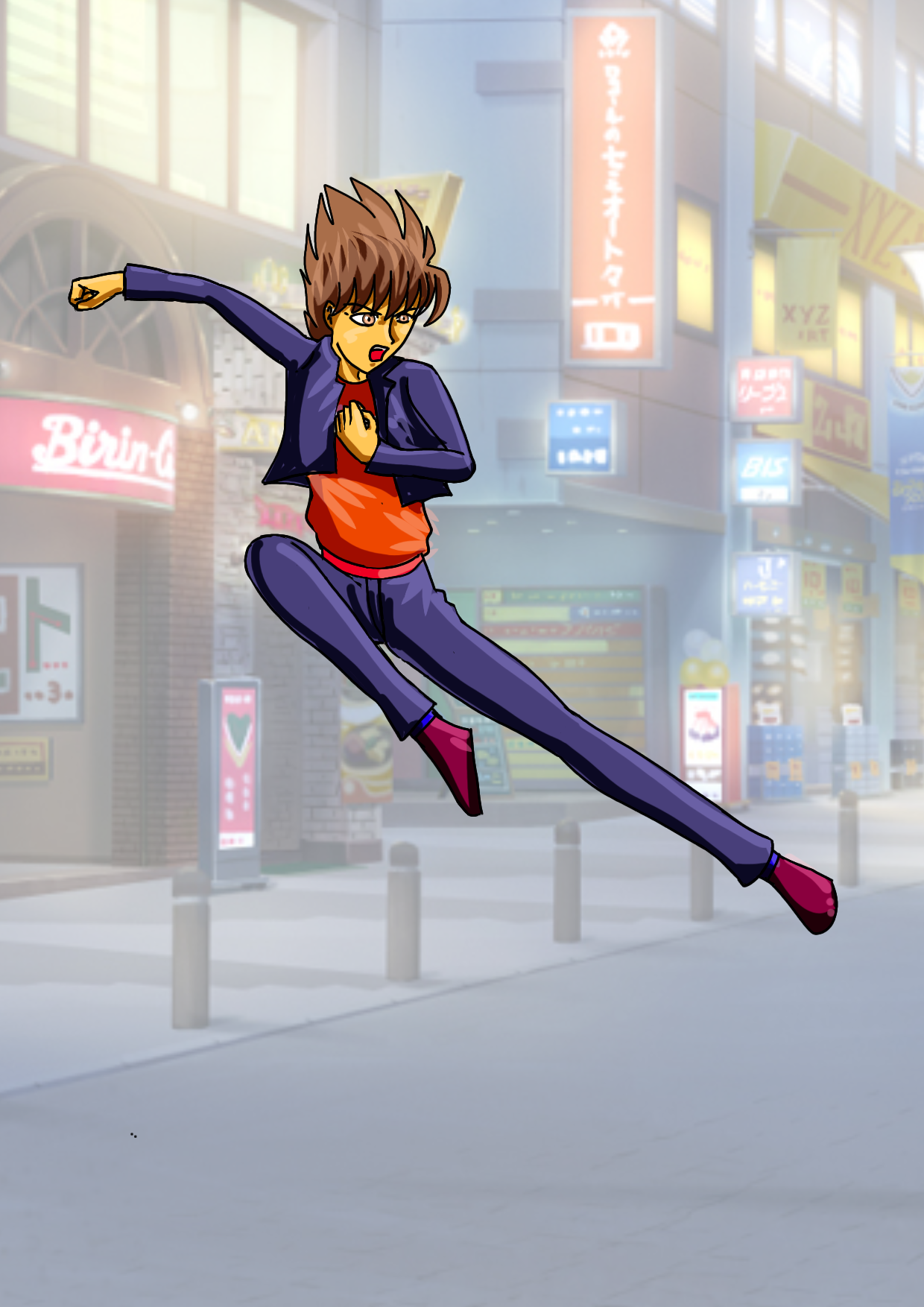 飛び蹴り Ibispaint