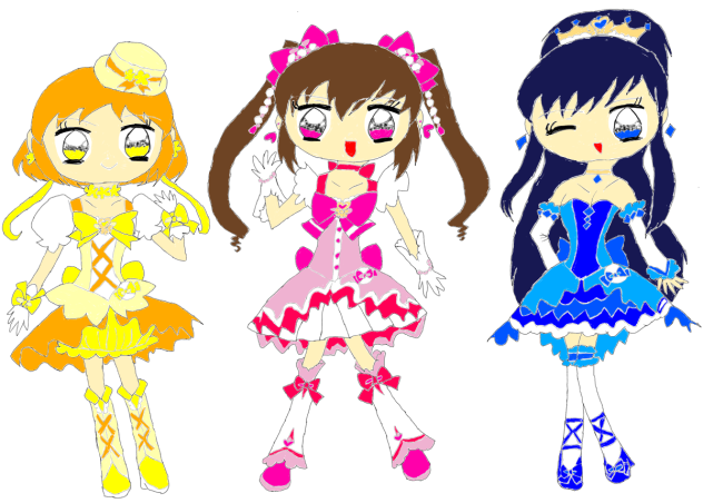 プリンセスドール・初期フォーメーション