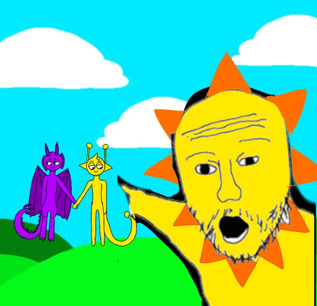 simon,durple,and the sun thing