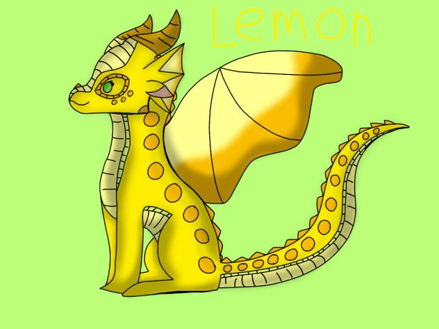 Wings Of Fire. RainWing. Lemon.