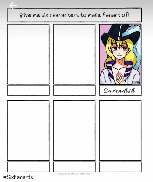 give me 5 characters to make fanart of!