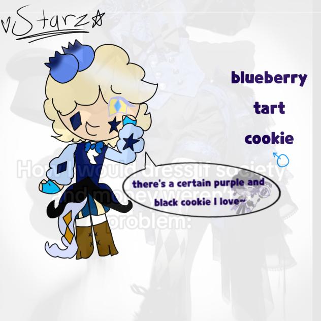blueberry tart cookie