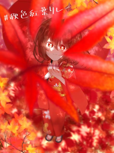 秋色の紅葉