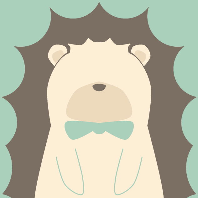 コンパスアイコン風 うにぐりくん