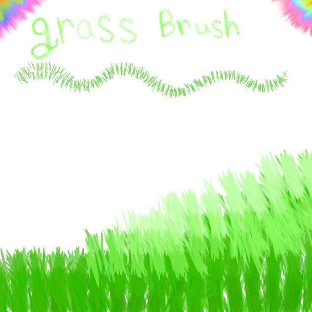 Grass brush - ibisPaint