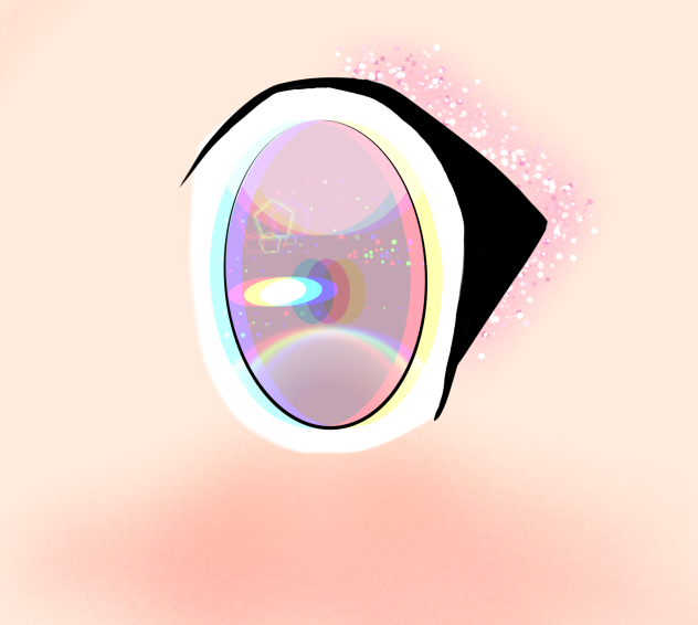 Purple eye