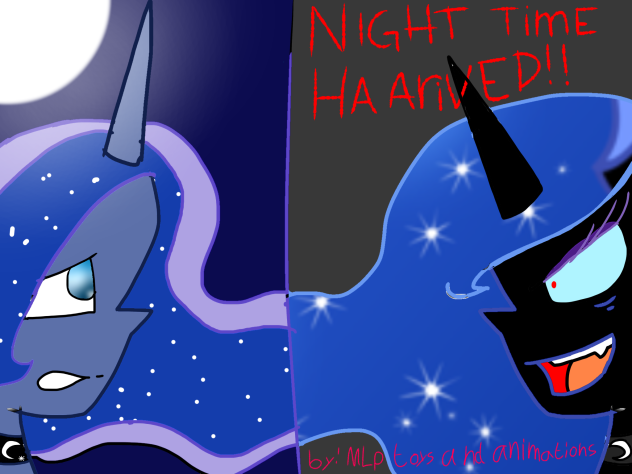 (speedpaint) NIGHT TIME HAS ARIVED!!!