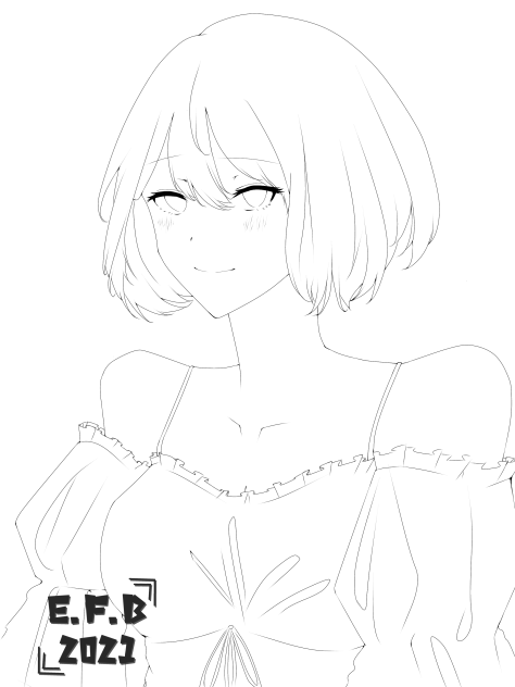 Lineart (づ｡◕‿‿◕｡)づ