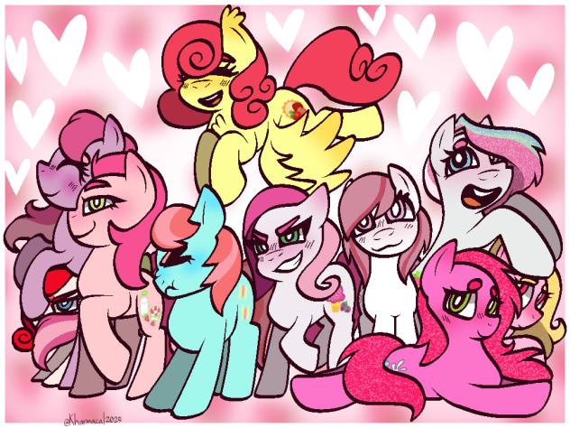 Strawberry ponies