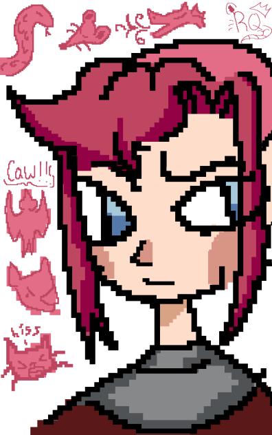 Nimona pixel art