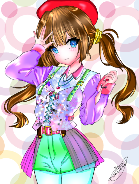My sister's coloring,Yu!💖