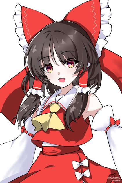 霊夢塗り絵