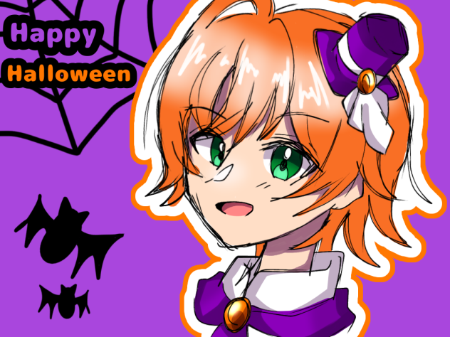 ハロウィーン前日！！ジェルくん🧡💜