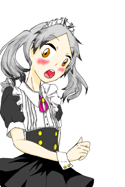 可愛いメイド(女装)