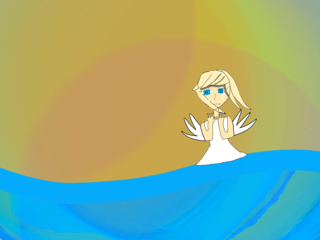 Angel lost at sea