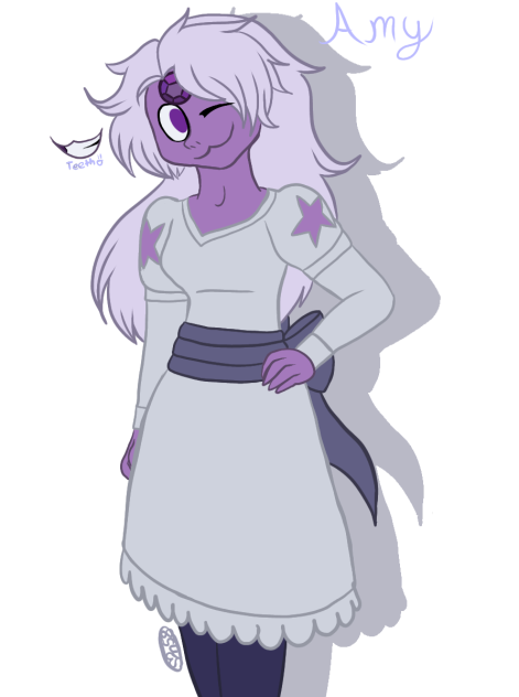Amy (an Amethyst Gemsona Concept)