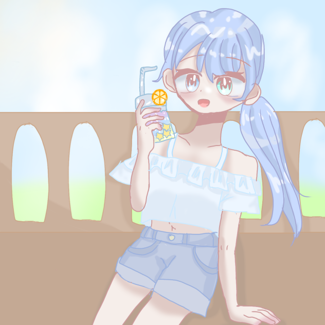 夏の晴れた日