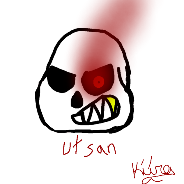 I drew UT SANS - ibisPaint
