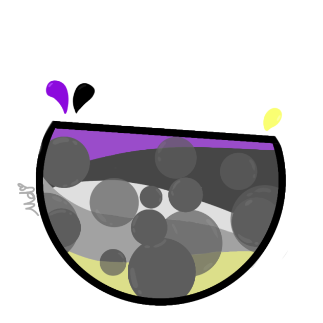boba art but my favourite colours ✌️