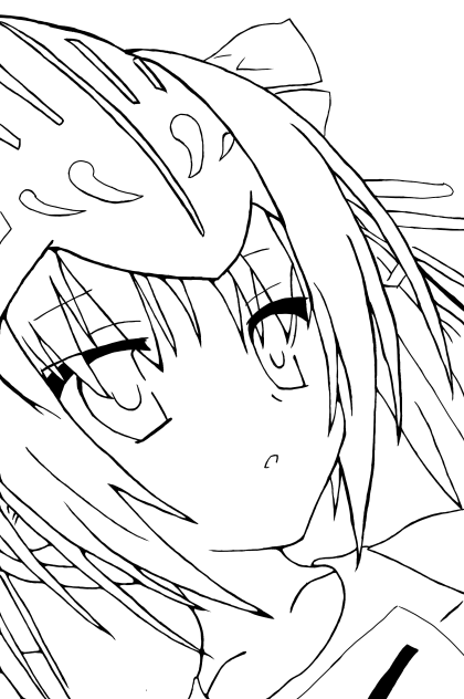 【線画】ユー 塗って下さい
