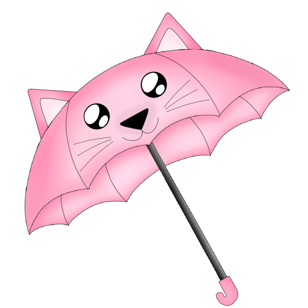Cat umbrella ☂💕