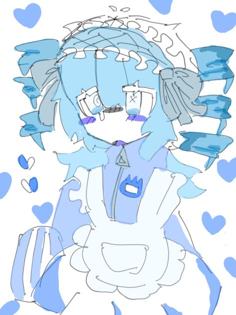 水色ジャージメイド(ボツ☆